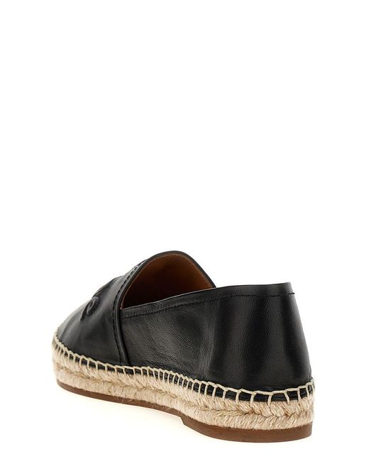 Chloé Black 'Isla' Espadrilles