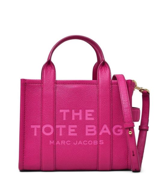 Marc Jacobs Pink The Leather Small Tote Bag