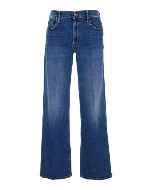 Mother Blue The Maven Sneak' Flared Jeans