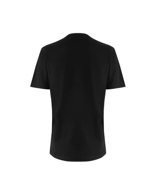 DSquared² Black Sprayed Icon Print T-Shirt