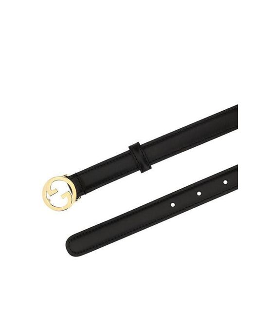 Gucci Black Belts E Braces