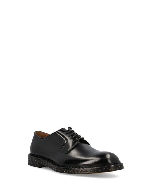 Doucal's Black Low Shoes for men