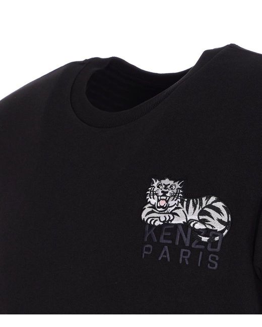 KENZO Black T-Shirts And Polos for men