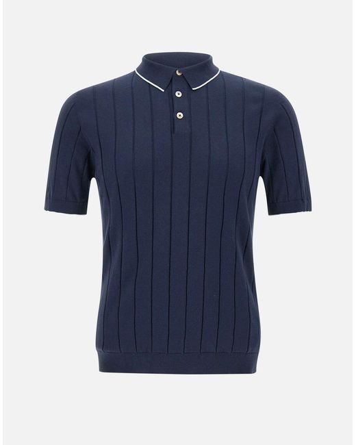Eleventy Blue T-Shirts And Polos for men