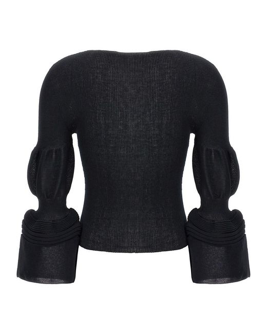 Issey Miyake Black 'Assemblage Branch' Top
