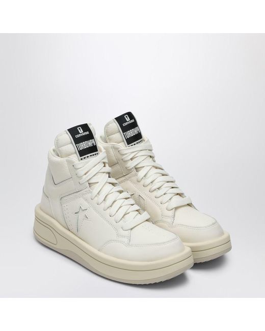 Rick Owens DRKSHDW x Converse White Sneaker Turbowpn for men