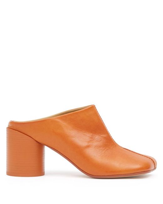 MM6 by Maison Martin Margiela Orange Slipper Shoes
