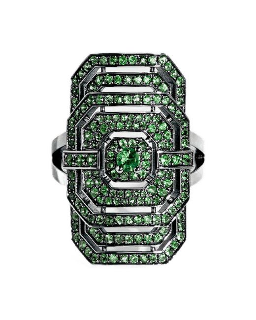 Statement: Green My Way Ring