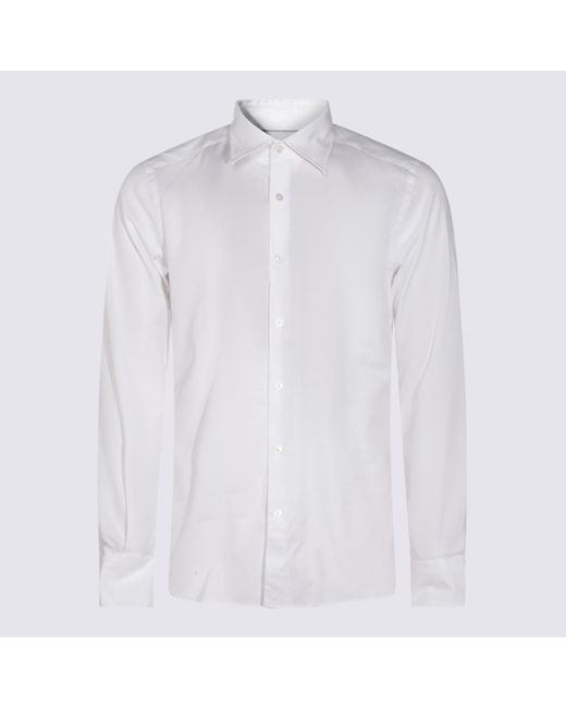 Glanshirt White Cotton Shirt for men
