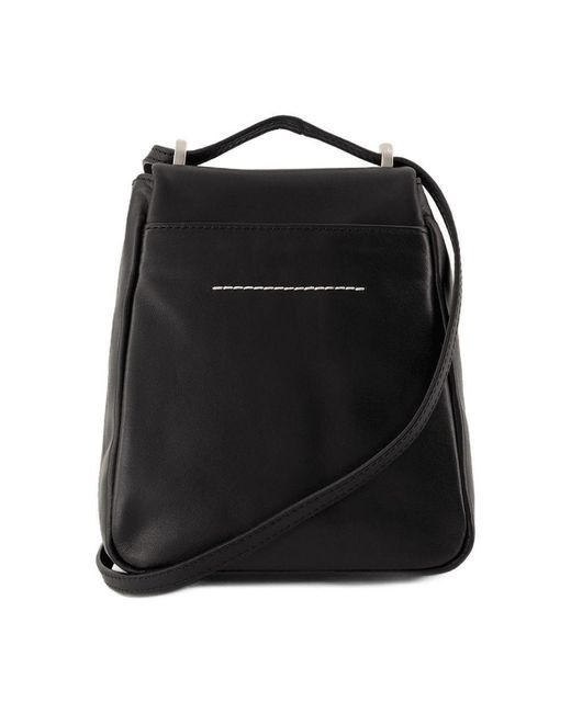 MM6 by Maison Martin Margiela Black Numeric Small Crossbody