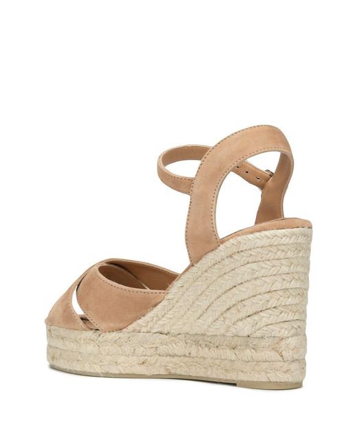Castaner Natural Blaudell Suede Leather Espadrilles