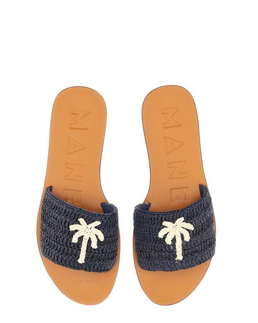 Manebí Blue Slide Sandal