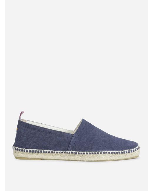 Castaner Blue Pablo Cotton Espadrilles for men