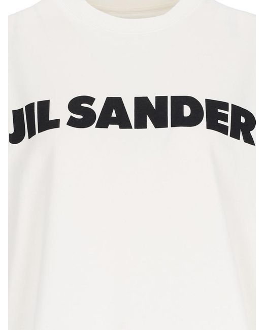 Jil Sander White T-Shirts And Polos
