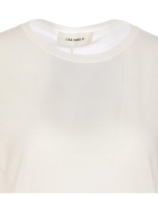 Lisa Yang White T-Shirts And Polos