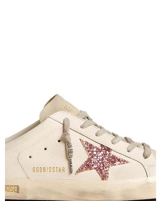 Golden Goose Deluxe Brand Natural Bio Based Upper Glitter Star