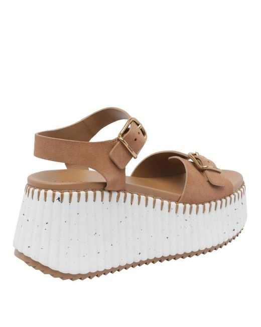 Chloé Brown Sandals