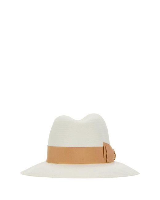 Borsalino White Hats & Headbands