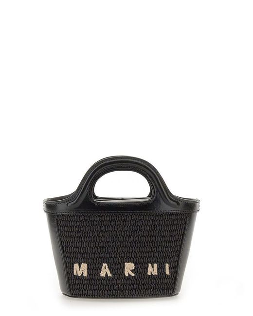 Marni Black Tropicalia Micro Bag
