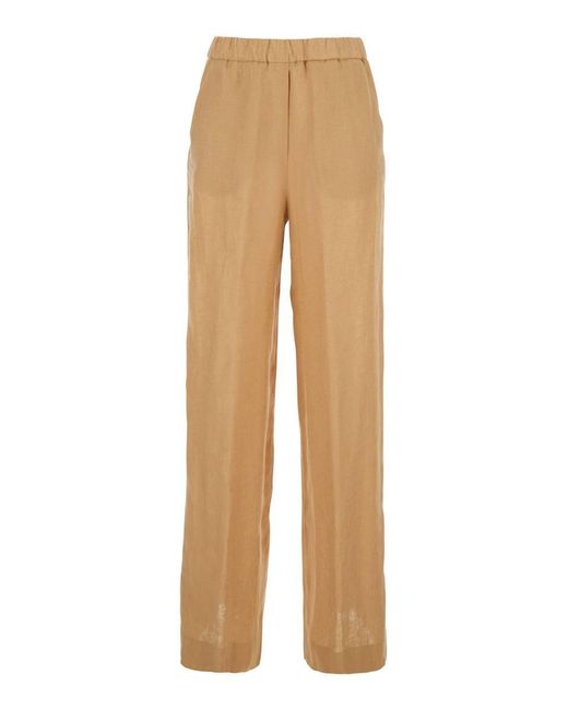 Antonelli Natural 'Rocchette' Linen With Elastic Waist
