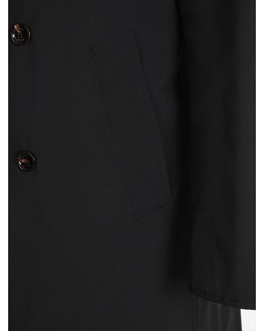 KIRED Black Double-Breasted Reversible Coat for men