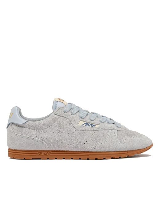 Autry White Windspin Low Shoes