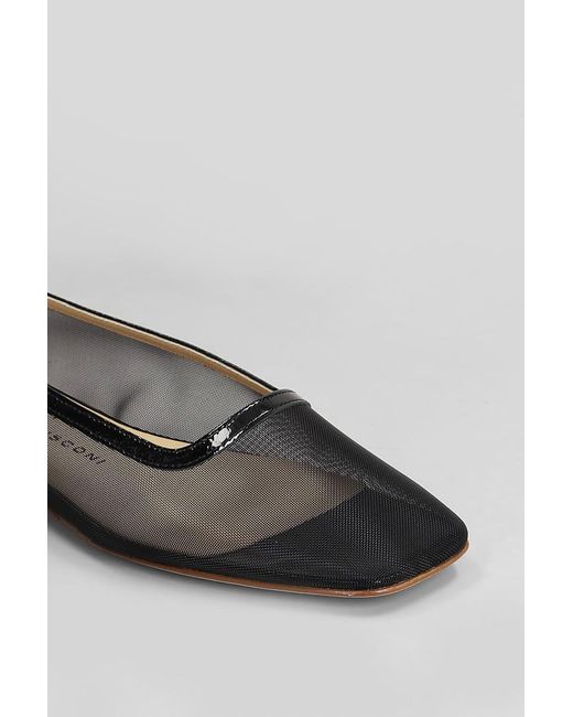 Fabio Rusconi Gray Ballet Flats