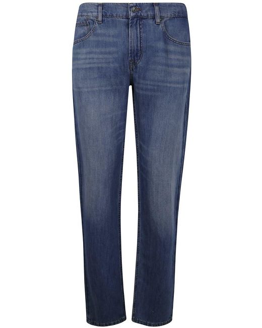 7 For All Mankind Blue The Straight Total Denim for men