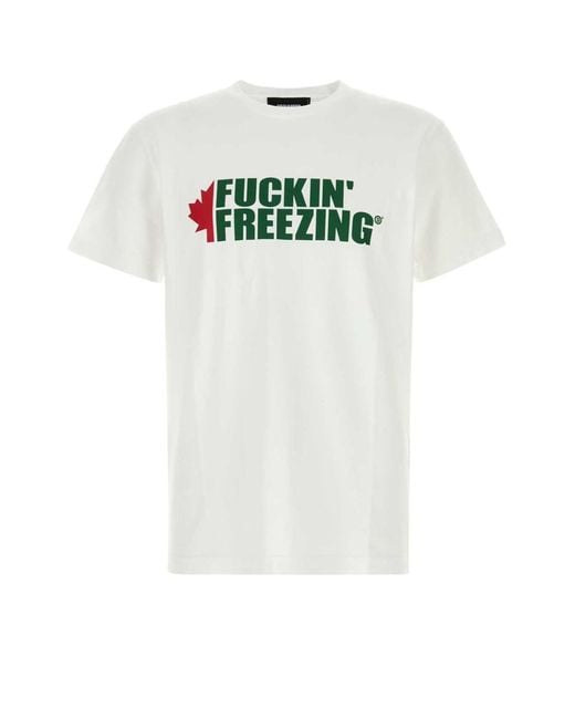 DSquared² White T-Shirt for men