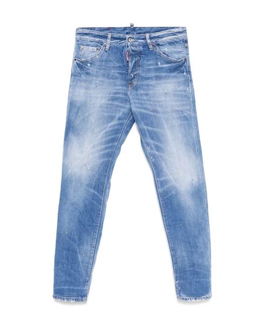 DSquared² Blue Trousers for men