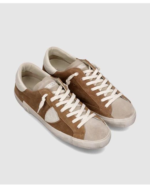 Philippe Model Brown Sneakers for men