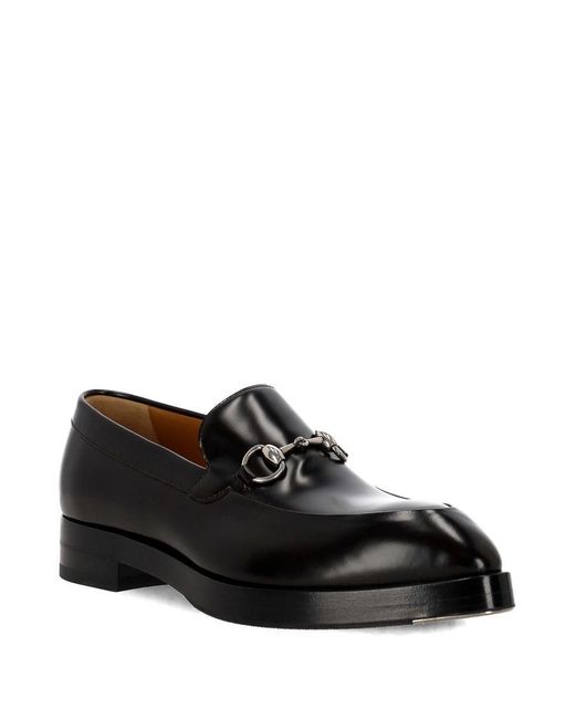 Gucci Black Flat Shoes for men