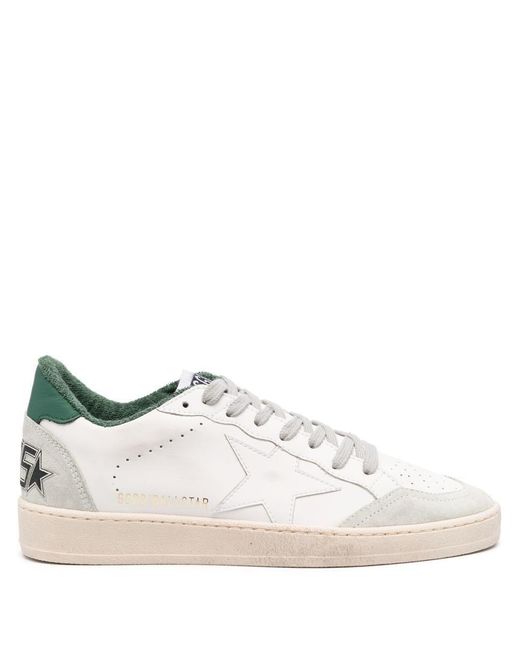 Golden Goose Deluxe Brand White Ballstar Shoes for men