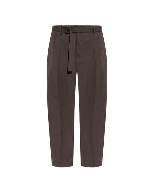 Lemaire Brown Straight Trousers