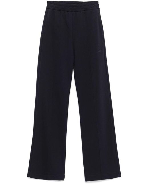 Dondup Blue Wide Cotton Trousers