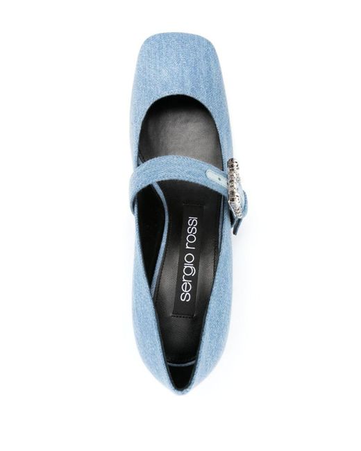 Sergio Rossi Blue With Heel