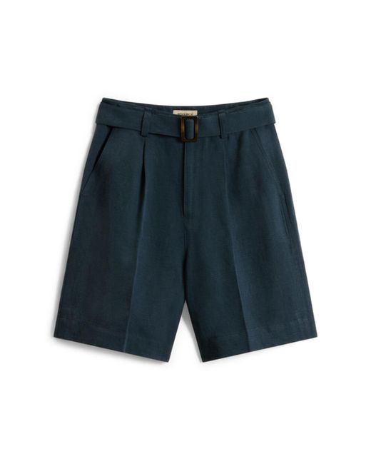 Woolrich Blue Drapey Bermuda Short