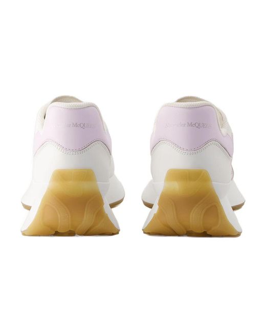 Alexander McQueen White Sprint Runner Sneakers