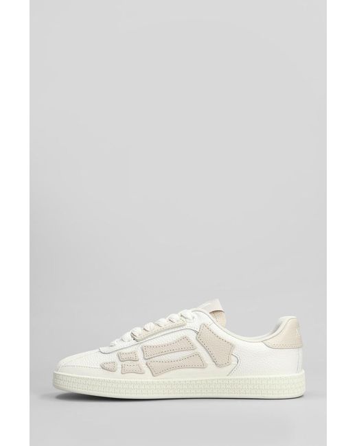 Amiri White Pacific Bones Sneakers