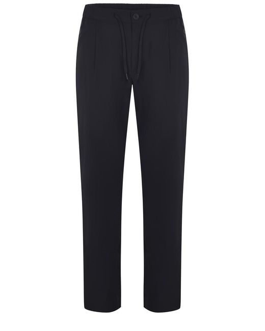 Herno Blue Trousers for men