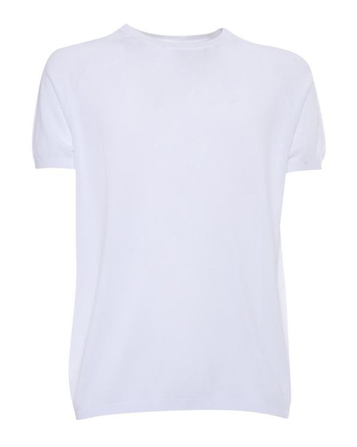 Aspesi White Girocoll for men