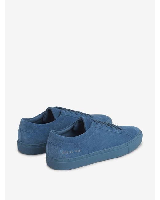 Common Projects Blue Suede Sneakers 2478 for men