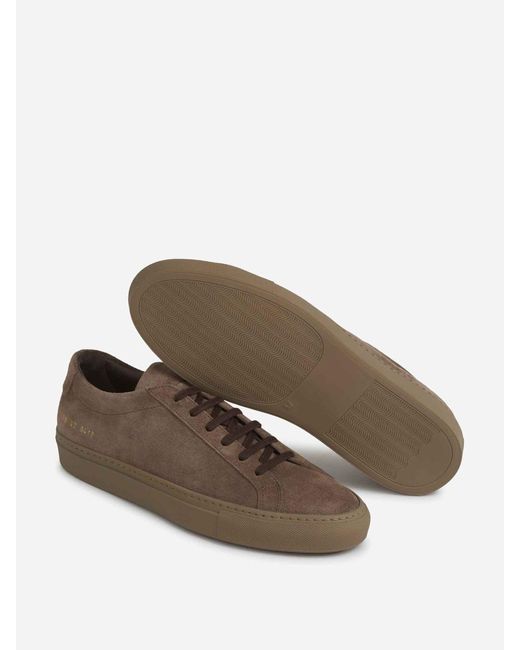 Common Projects Brown Suede Sneakers 2478 for men