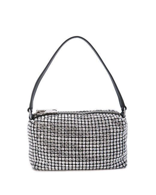 Alexander Wang White Heiress Medium Pouch
