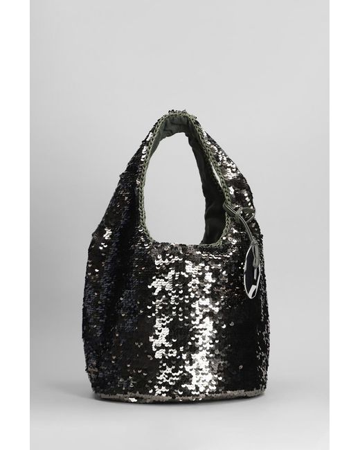 J.W. Anderson Black Sequin Shoulder Bag