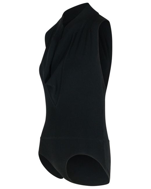Sportmax Black 'Abano' Viscose Blend Sweater