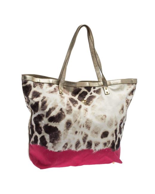 roberto cavalli shopper bag