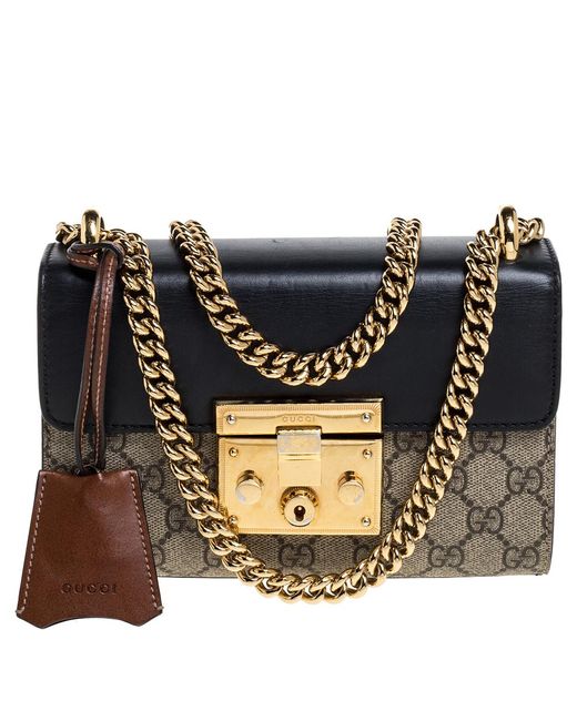 padlock gg supreme shoulder bag