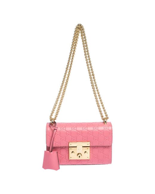 small pink gucci bag