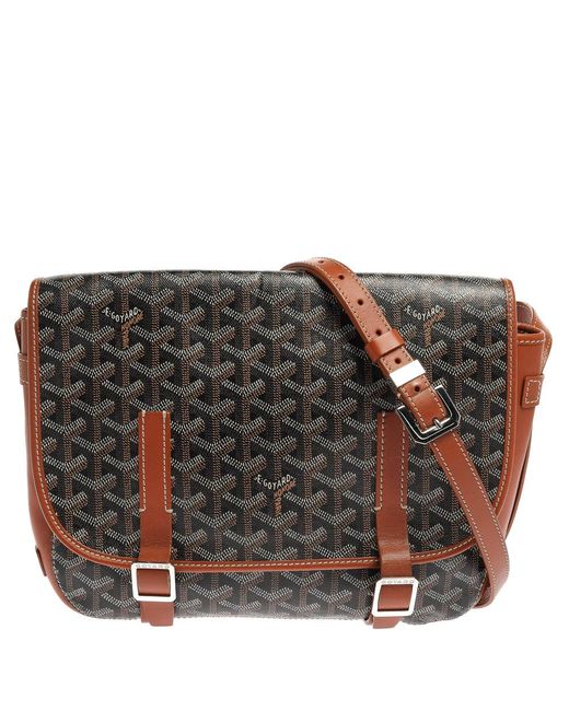 goyard saddle bag